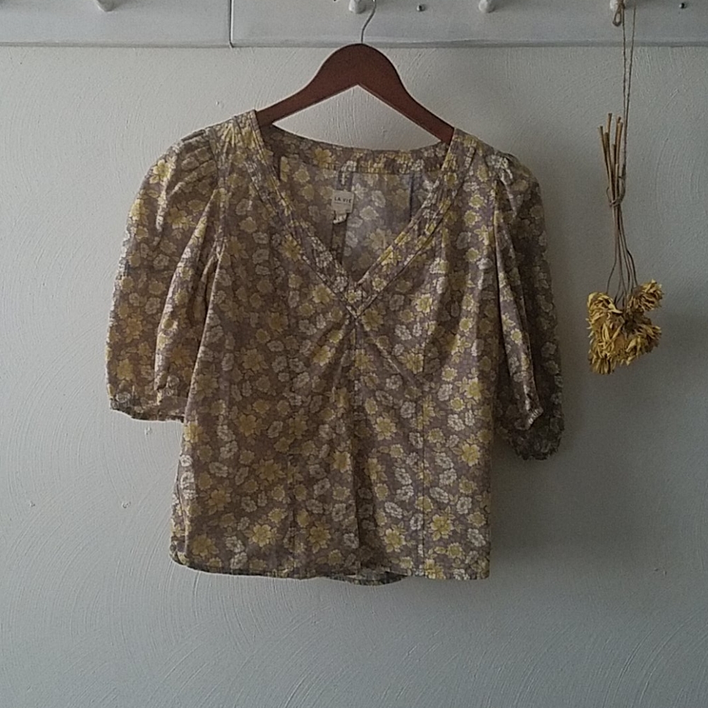 La Vie Rebecca Taylor margeaux top - Picture 2 of 5